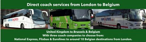 cheap coach tickets brussels to london